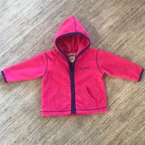 Old Navy baby fleece zip up jacket, size 1…